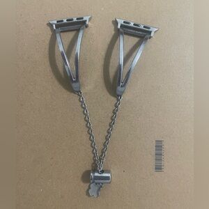 Silver Apple Watch Band